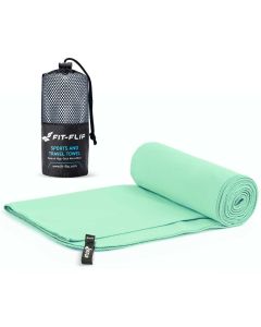 Mikrofaser Handtuch schnelltrocknend mit Tasche 80x160cm Türkis