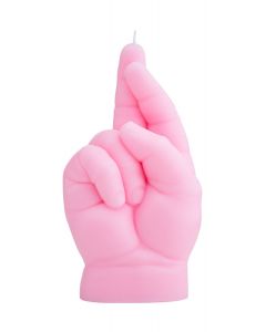 Baby Crossed Fingers Pink