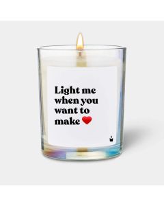 Duftkerze Rainbow Flowery Light me when you want to make love