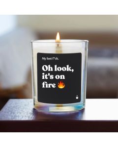 Duftkerze Flowery Oh look, it's on fire