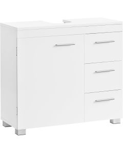 Waschbeckenunterschrank mit Schubladen wolkenweiss