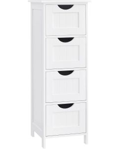 Badezimmerschrank mit Schubladen modern weiss