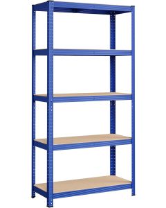 Schwerlastregal mit Stahlgestell 875kg Blau