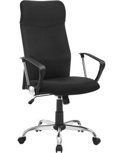 Bürostuhl ergonomisch höhenverstellbar gepolstert schwarz