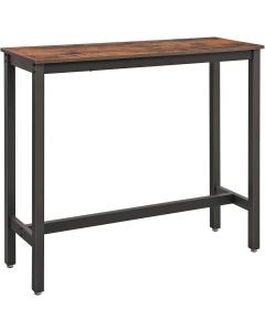 Stehtisch 120cm Industrie-Design vintagebraun Metall