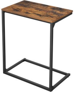Beistelltisch Industriestil Vintagebraun-Schwarz