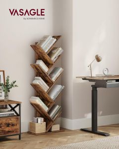Bücherregal Baumform 9 Ebenen Vintagebraun