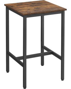 Bartisch quadratisch Industriestil rustikales Braun