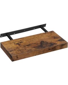 Wandregal schwebend rustikales Braun 20x40cm