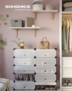 Schuhregal DIY Kunststoff Weiss