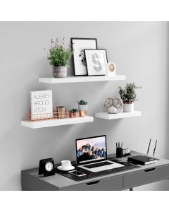 Wandregal MDF / Spanplatte Schweberegal Weiss