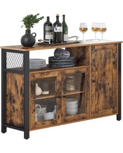 Sideboard Industrial 3-türig Rustikal Holz