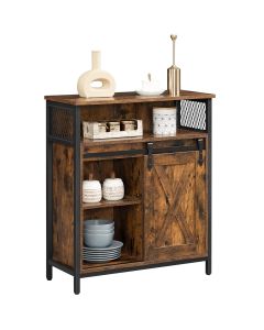 Sideboard mit Schiebetür rustikales Braun