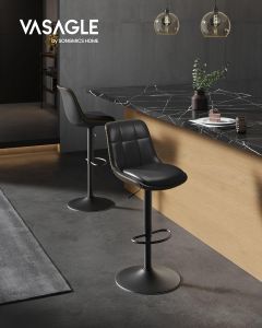 Barhocker höhenverstellbar drehbar schwarz PU