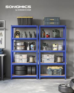 Schwerlastregal mit Stahlgestell 875kg Blau