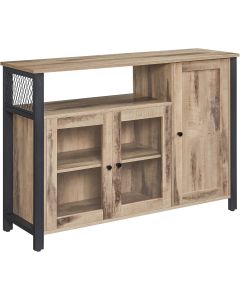 Sideboard 3 Türen Landhausstil eichenbraun