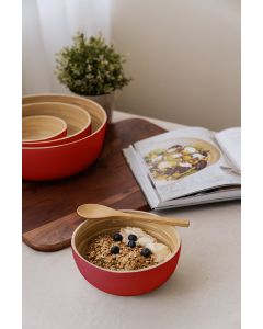 Bowl Bambus S rot