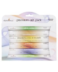 Elements Räucherstäbchen Geschenkset 6 x 20er Packung