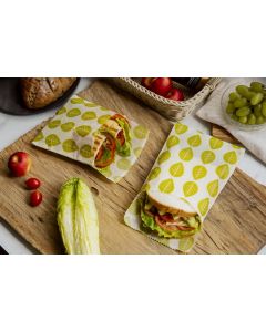 Sandwich & Snack Bag Vegan Blätter 2er Set