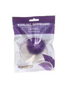Konjac Schwamm Lavendel, bei entzündeter und irritierter Haut