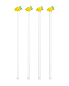 Cocktail Rührstäbchen Lemon 4er-Set