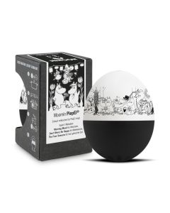 Singende Eieruhr Mumin Schwarz-Weiss