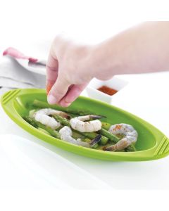 Mikrowellen-Dampfgarer mittel Silikon