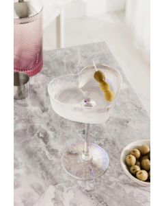 Herzglas irisierend 2er-Set