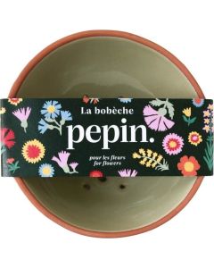 Wabenvase Blumenfrosch Salbeigrün