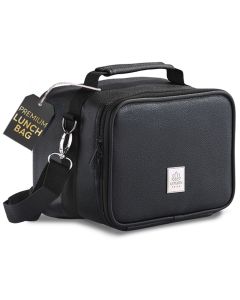 Insulated Lunch Bag Deep Black Premium