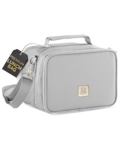 Insulated Lunch Bag Cool Grey Premium