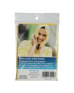 Regenponcho mit Kapuze
