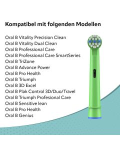 Ersatzbürsten für Kinder kompatibel mit Oral-B 8er Pack