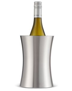 Weinkühler Edelstahl Silber