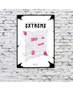 Scratch Poster "Extreme" ToDo Liste zum Freirubbeln