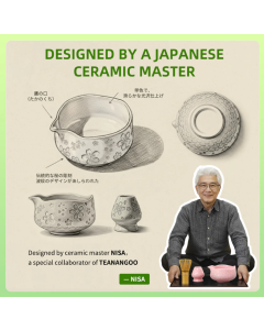 Matcha Set Pink Sakura mit Ausgiessschale 7-tlg.