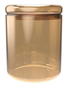 Vorratsdose Glas gold 500 ml