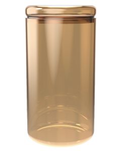 Vorratsdose Glas gold 850 ml