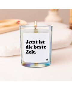 Duftkerze Rainbow Woody Jetzt ist die beste Zeit.