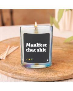 Duftkerze Flowery Manifest that shit