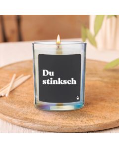 Duftkerze Woody Du stinksch