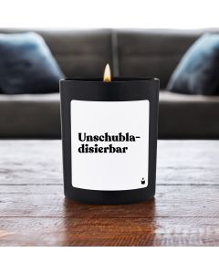 Duftkerze Schwarz Flowery Unschubladisierbar