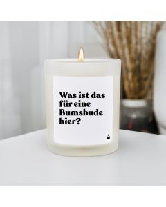Duftkerze Weiss Flowery Was ist das für eine Bumsbude hier?