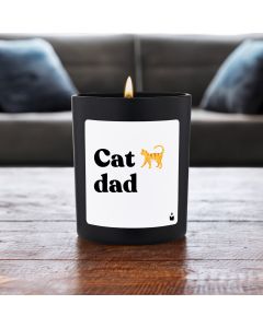 Duftkerze Schwarz Woody Cat dad