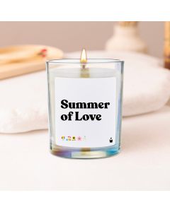 Duftkerze Rainbow Woody Summer of Love