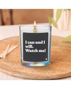 Duftkerze Rainbow Woody I can and I will. Watch me!