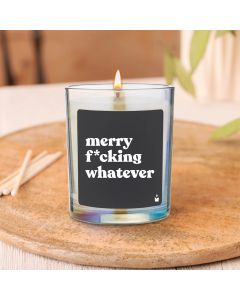 Duftkerze Rainbow Woody merry f*cking whatever