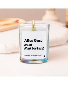 Duftkerze Rainbow Woody Alles Gute zum Muttertag! - dein schönstes Kind