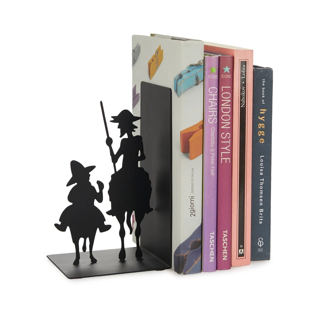 Buchstütze Don Quijote Schwarz