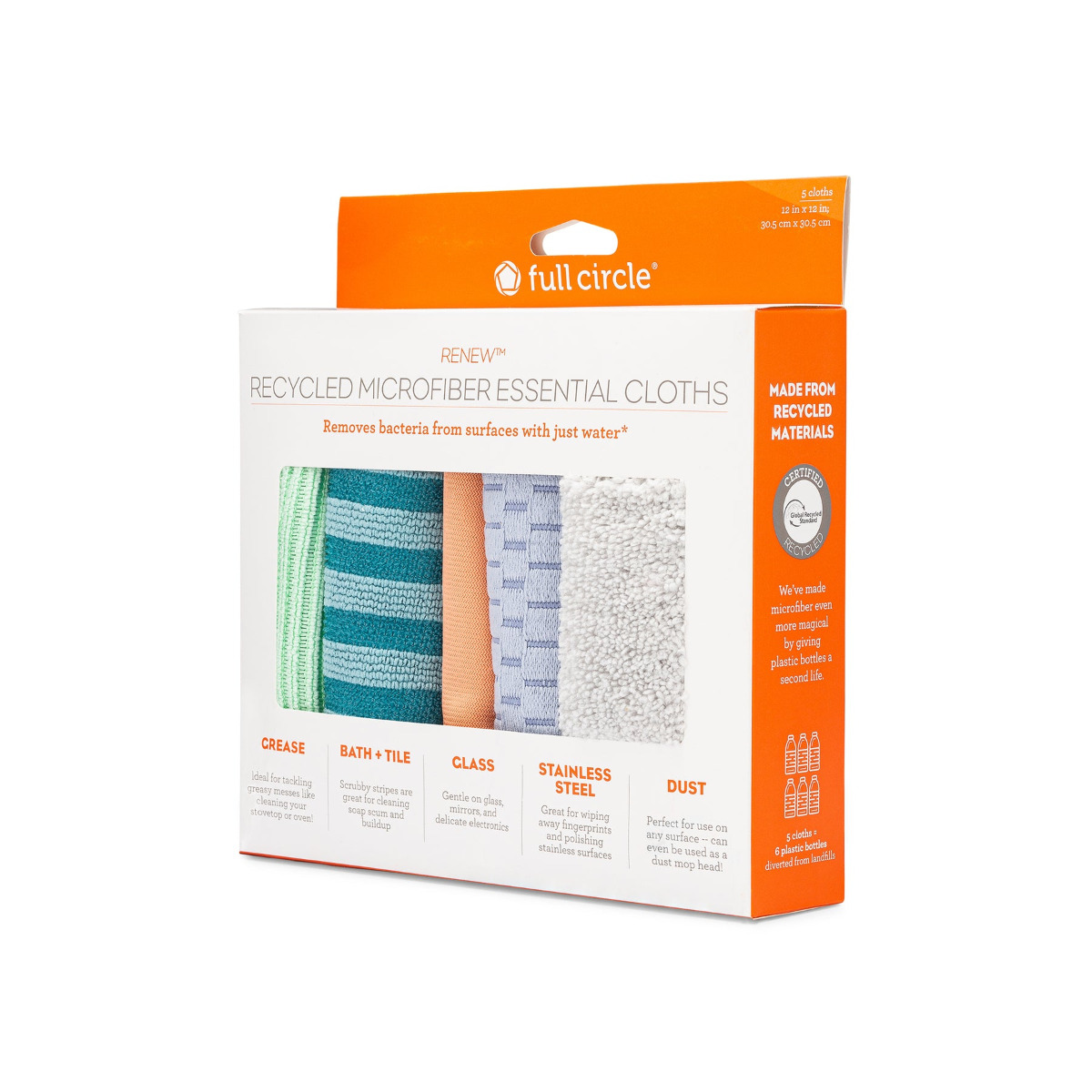Funktionale Reinigungstücher Mikrofaser Renew 5er-Set
